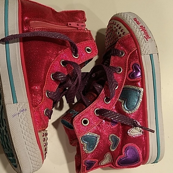 🌺Sketchers👭Girls SNEAKERS with light up. - Picture 2 of 8